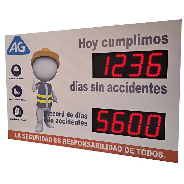 Contador de Días Sin Accidentes y Record Histórico